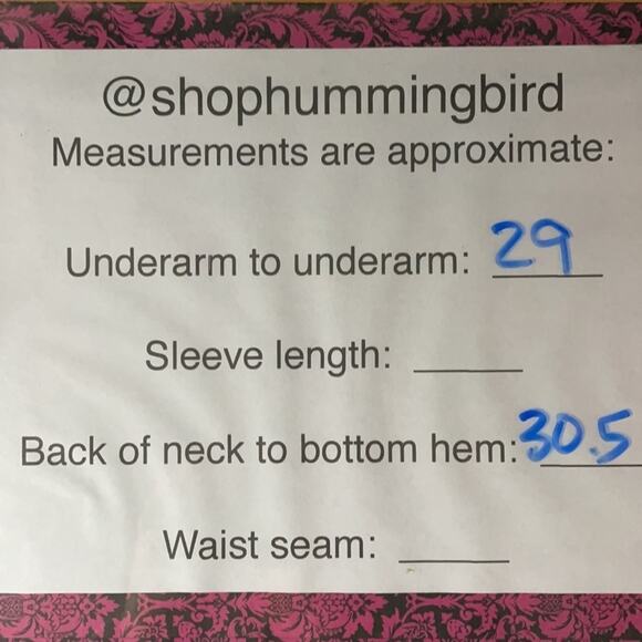 Zara Woman White Blue Gingham Check Print Floral Embroidered Tunic Top SZ Medium - Picture 9 of 11